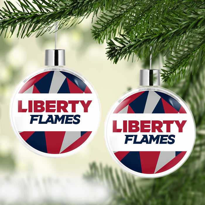 Liberty University Christmas Ornament Flat Round