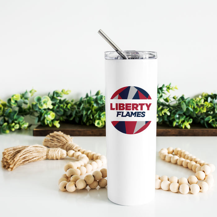 Liberty University Stainless Steel Skinny Tumbler 20 OZ