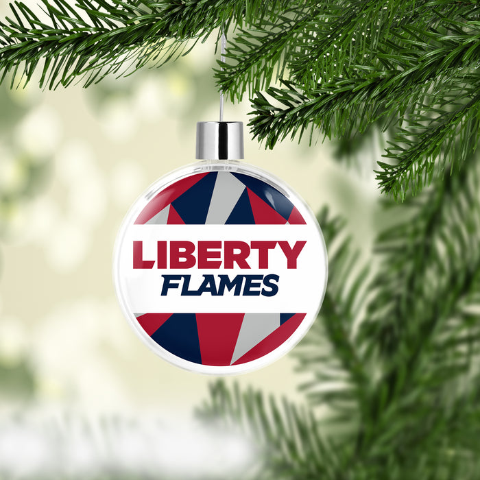 Liberty University Christmas Ornament Flat Round