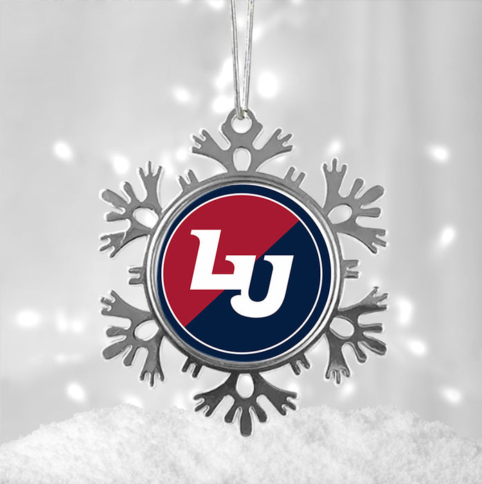 Liberty University Christmas Ornament - Snowflake Metal