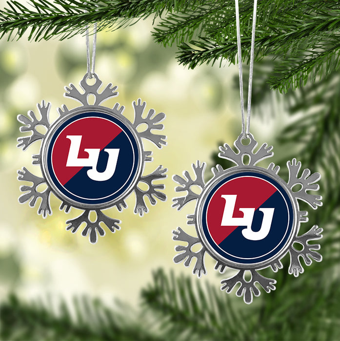 Liberty University Christmas Ornament - Snowflake Metal