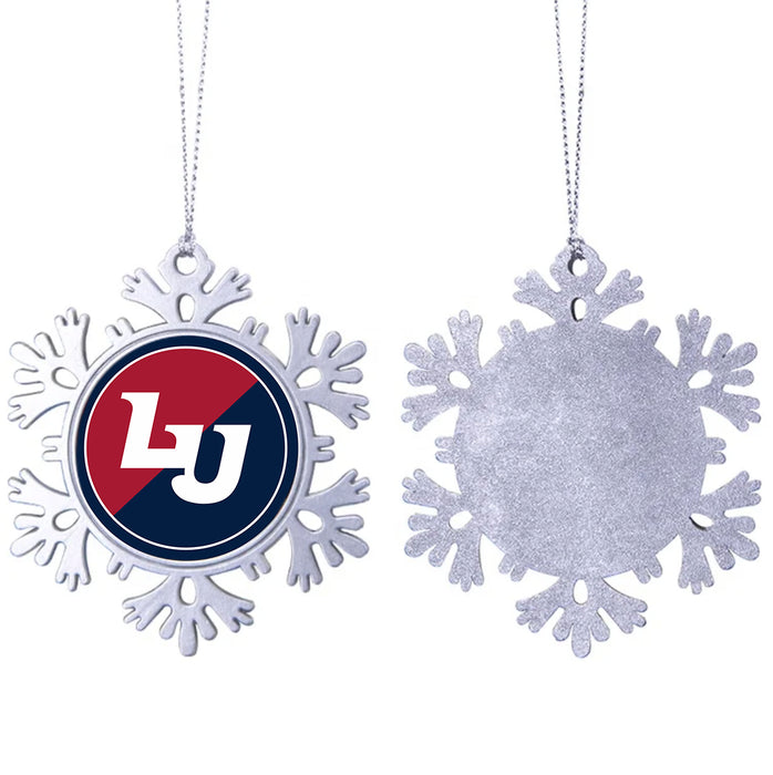 Liberty University Christmas Ornament - Snowflake Metal