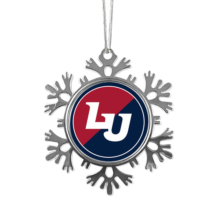 Liberty University Christmas Ornament - Snowflake Metal