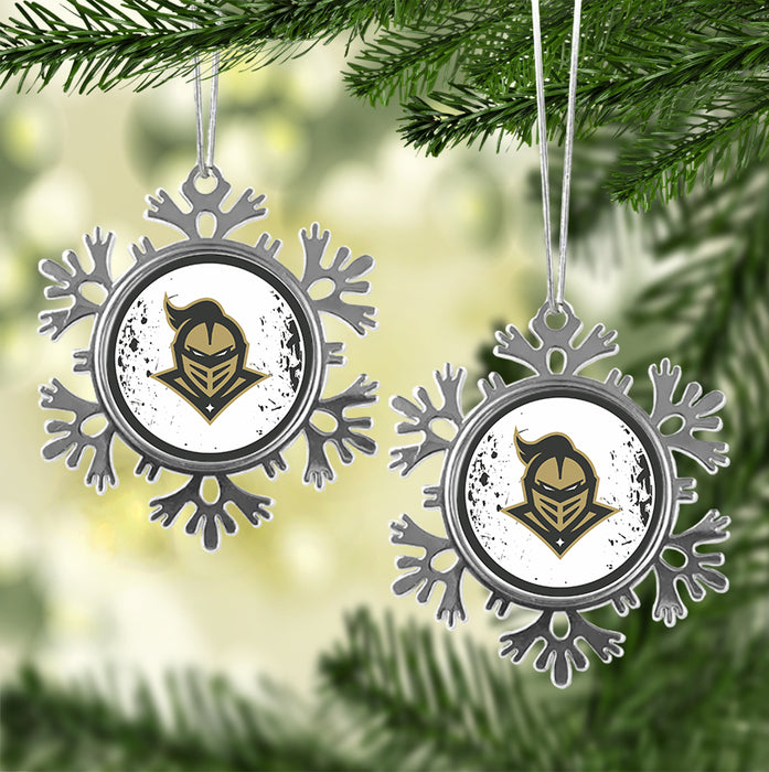 University of Central Florida Christmas Ornament - Snowflake Metal