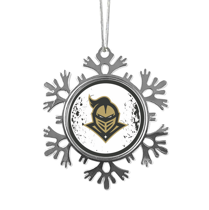 University of Central Florida Christmas Ornament - Snowflake Metal