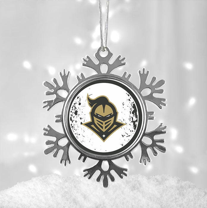 University of Central Florida Christmas Ornament - Snowflake Metal