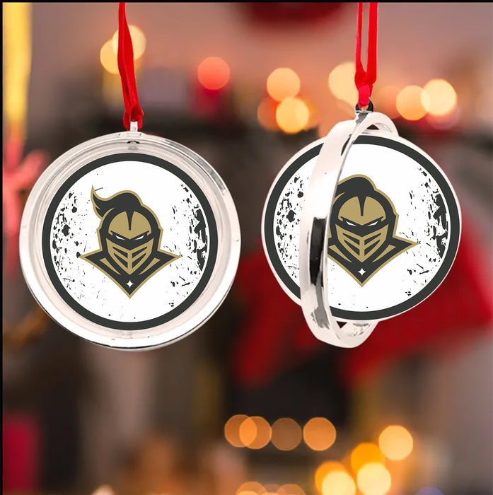 University of Central Florida Christmas Reversible Flat Round Ornament
