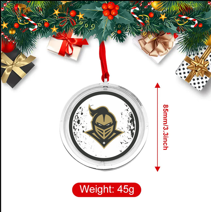 University of Central Florida Christmas Reversible Flat Round Ornament
