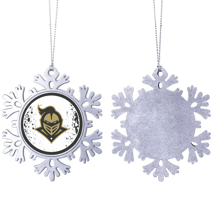 University of Central Florida Christmas Ornament - Snowflake Metal