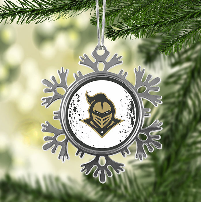 University of Central Florida Christmas Ornament - Snowflake Metal
