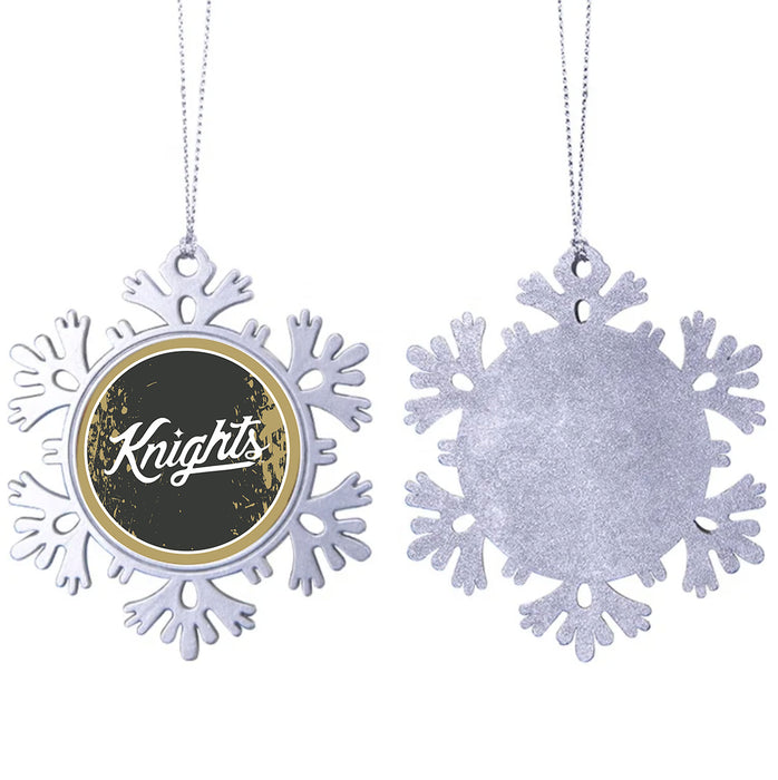 University of Central Florida Christmas Ornament - Snowflake Metal