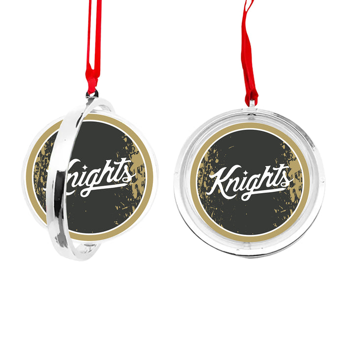 University of Central Florida Christmas Reversible Flat Round Ornament