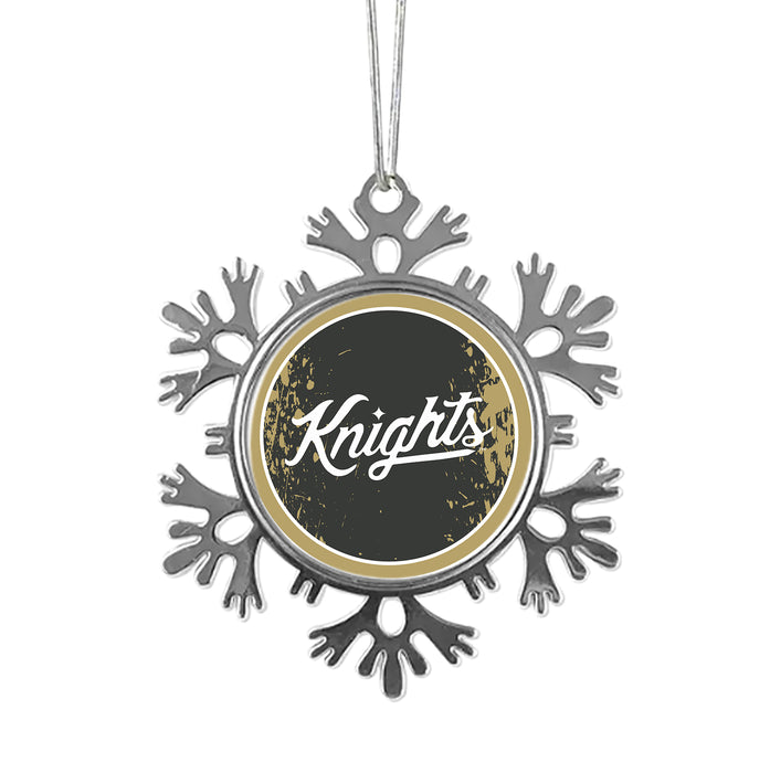 University of Central Florida Christmas Ornament - Snowflake Metal