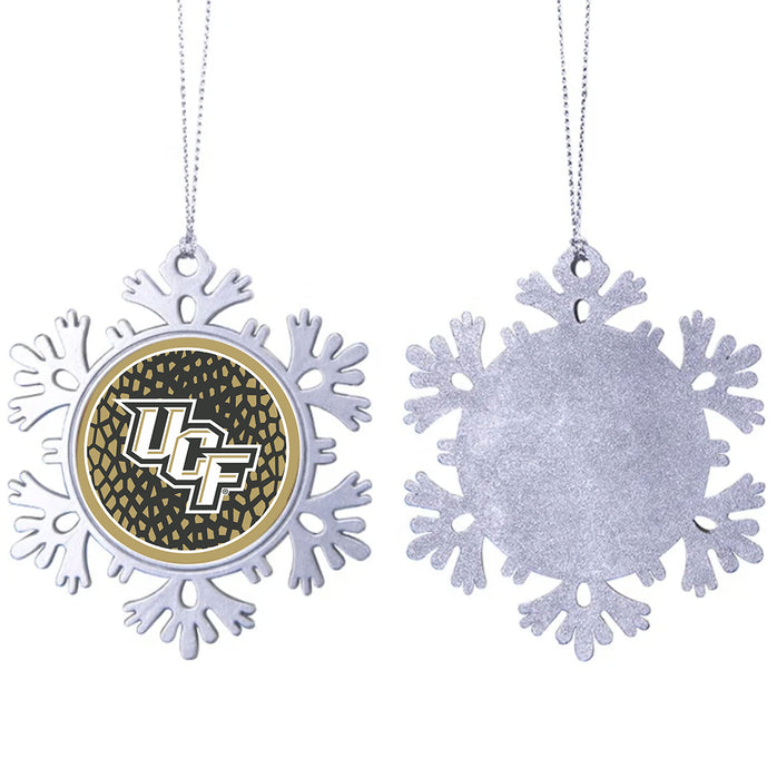 University of Central Florida Christmas Ornament - Snowflake Metal