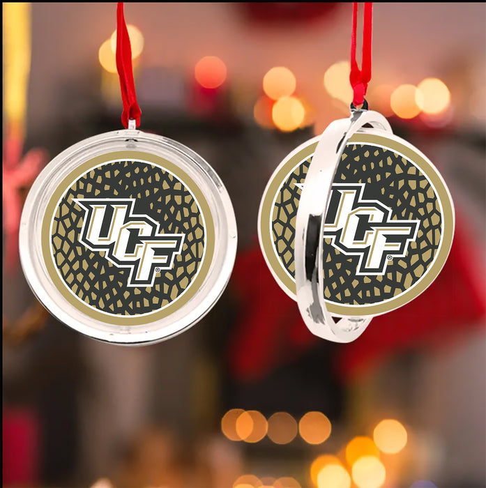 University of Central Florida Christmas Reversible Flat Round Ornament