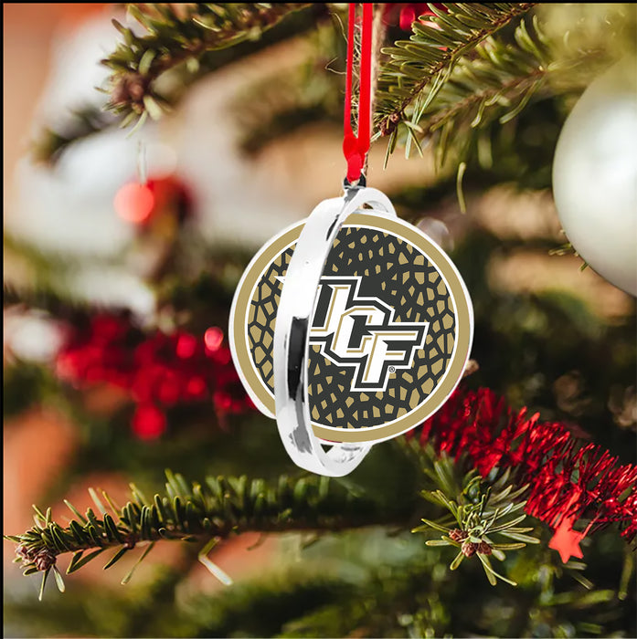University of Central Florida Christmas Reversible Flat Round Ornament