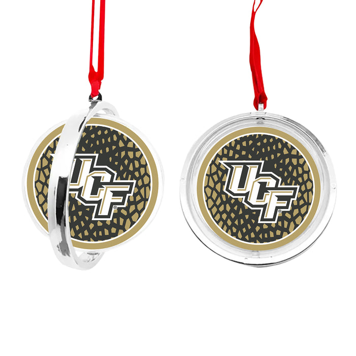 University of Central Florida Christmas Reversible Flat Round Ornament