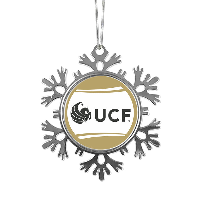 University of Central Florida Christmas Ornament - Snowflake Metal
