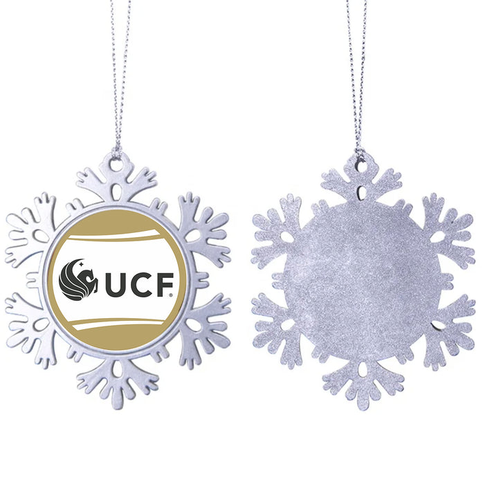 University of Central Florida Christmas Ornament - Snowflake Metal