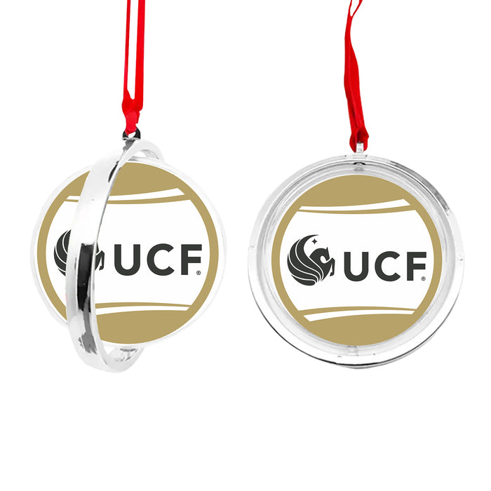 University of Central Florida Christmas Reversible Flat Round Ornament