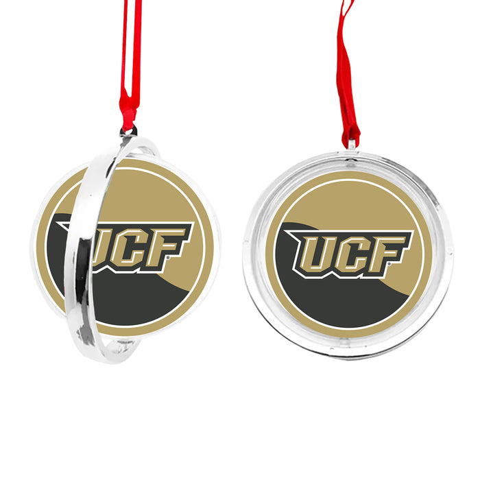 University of Central Florida Christmas Reversible Flat Round Ornament
