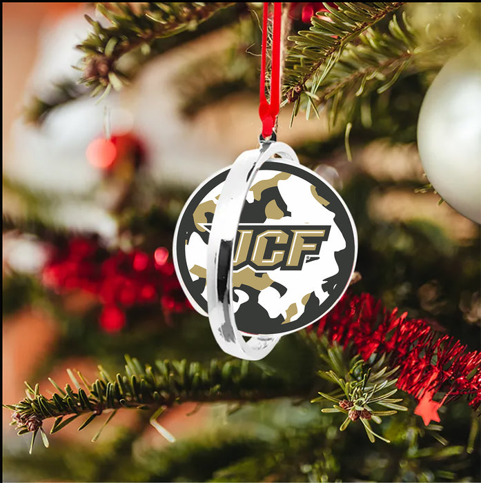 University of Central Florida Christmas Reversible Flat Round Ornament