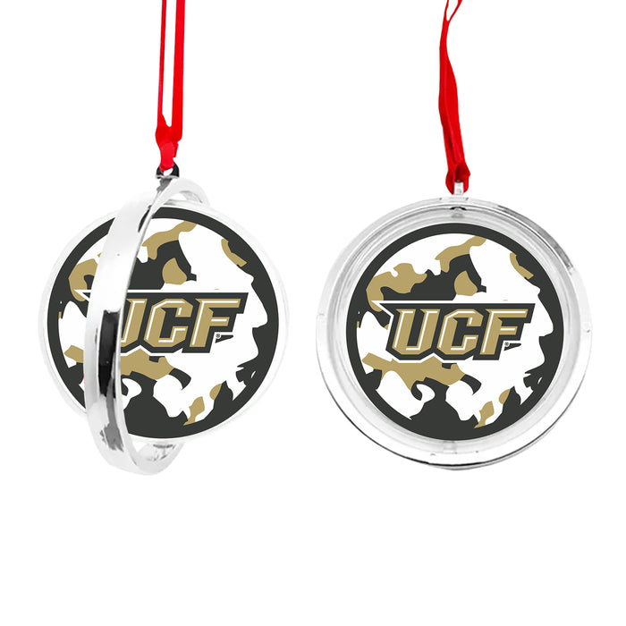 University of Central Florida Christmas Reversible Flat Round Ornament