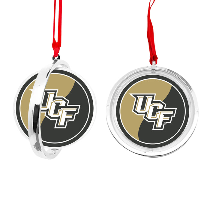 University of Central Florida Christmas Reversible Flat Round Ornament