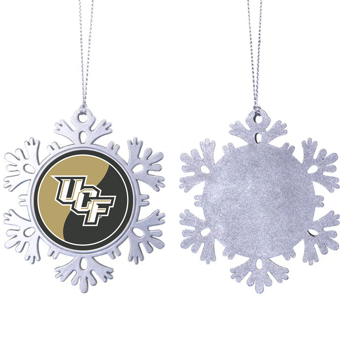 University of Central Florida Christmas Ornament - Snowflake Metal