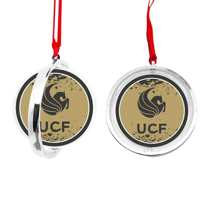 University of Central Florida Christmas Reversible Flat Round Ornament