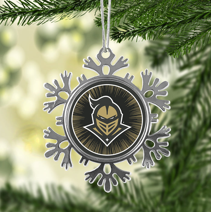 University of Central Florida Christmas Ornament - Snowflake Metal
