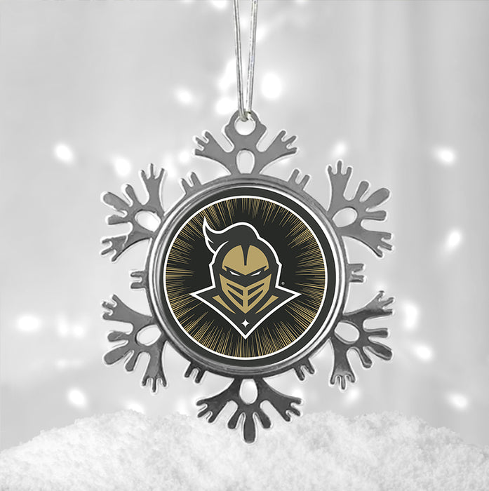 University of Central Florida Christmas Ornament - Snowflake Metal