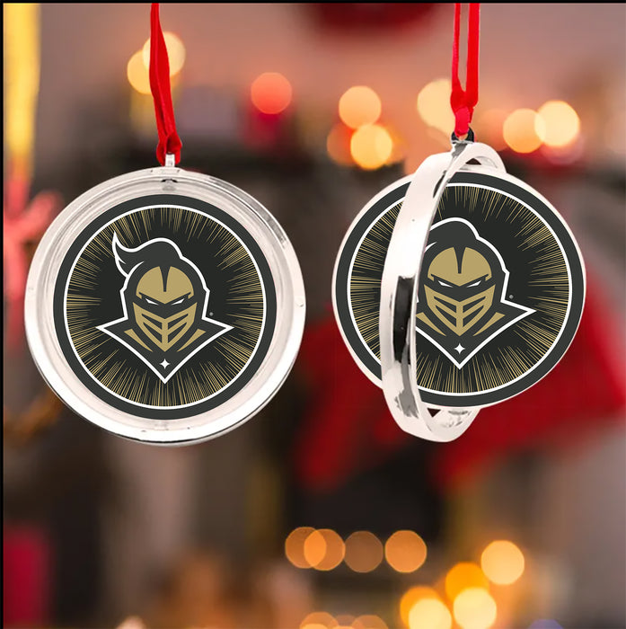 University of Central Florida Christmas Reversible Flat Round Ornament