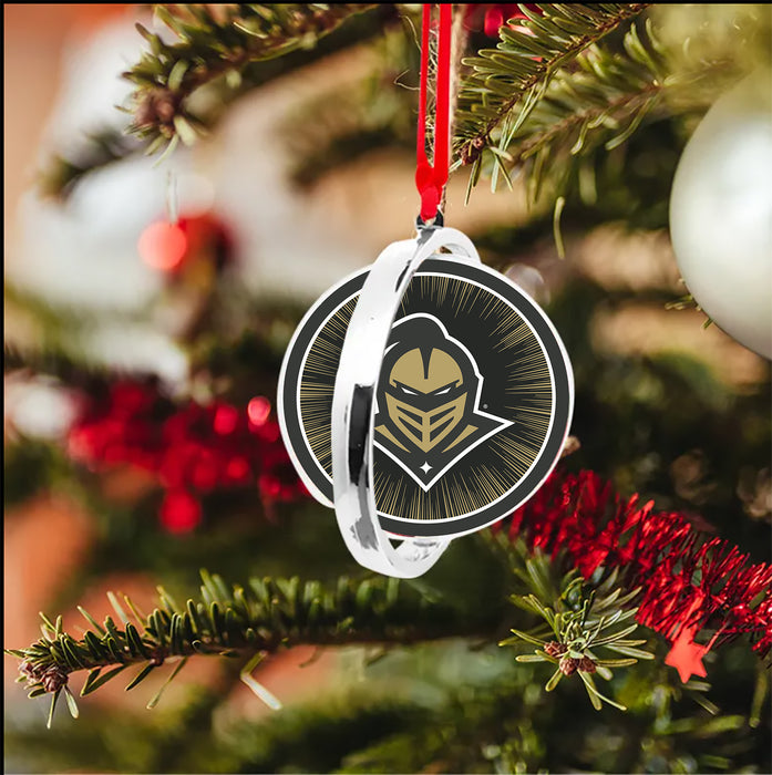 University of Central Florida Christmas Reversible Flat Round Ornament