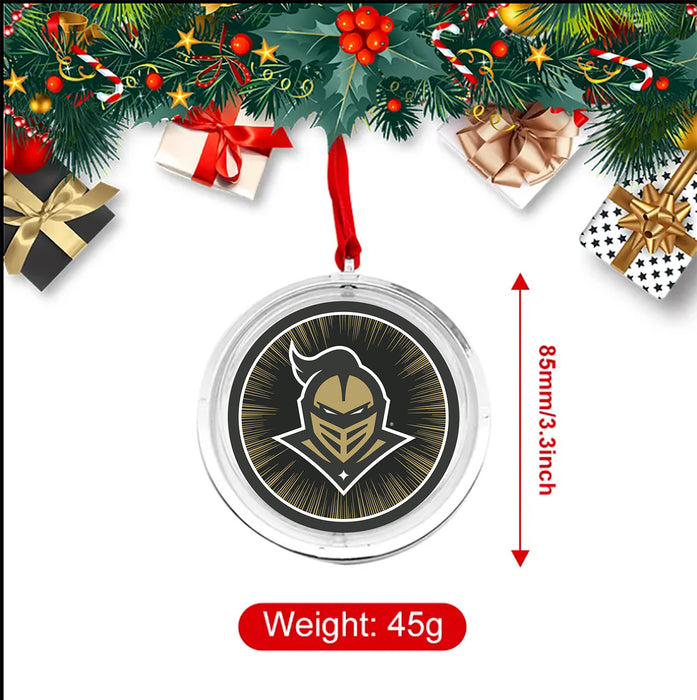 University of Central Florida Christmas Reversible Flat Round Ornament