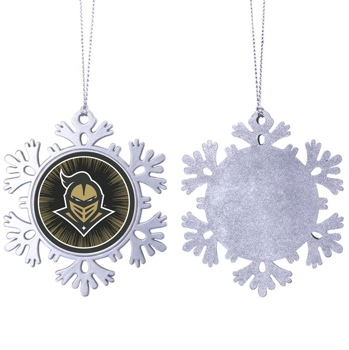 University of Central Florida Christmas Ornament - Snowflake Metal