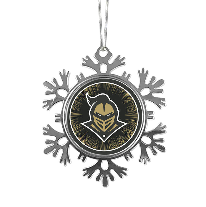 University of Central Florida Christmas Ornament - Snowflake Metal