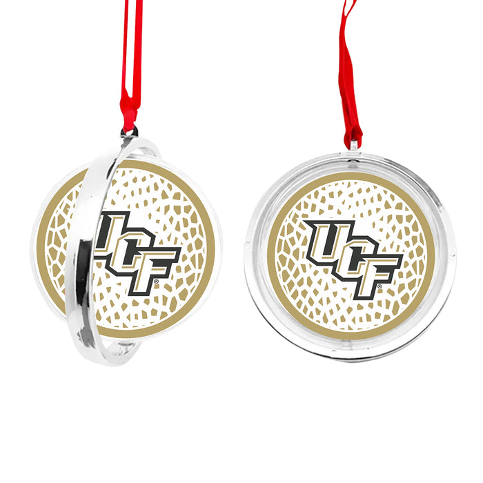 University of Central Florida Christmas Reversible Flat Round Ornament