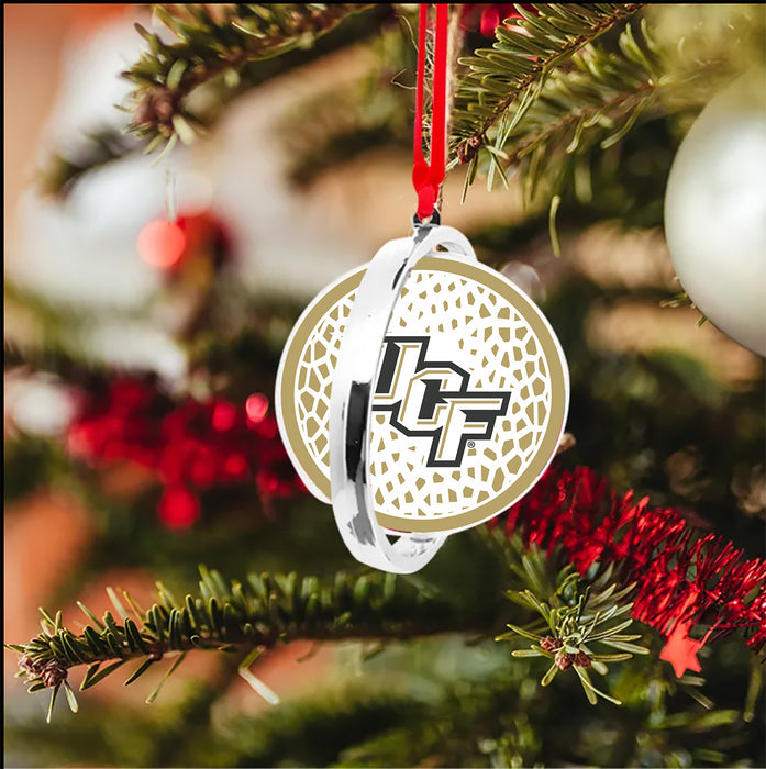 University of Central Florida Christmas Reversible Flat Round Ornament