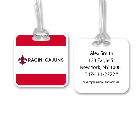 University of Louisiana at Lafayette Luggage Bag Tag (square)