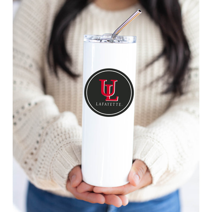 University of Louisiana at Lafayette Stainless Steel Skinny Tumbler 20 OZ