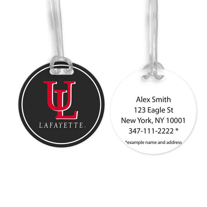 University of Louisiana at Lafayette Luggage Bag Tag (round)