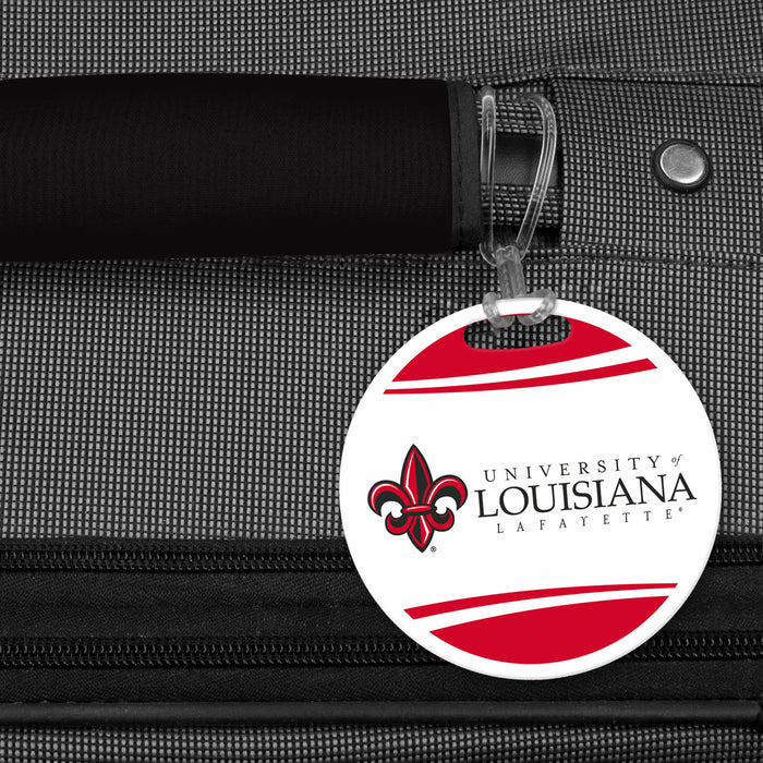 University of Louisiana at Lafayette Luggage Bag Tag (round)