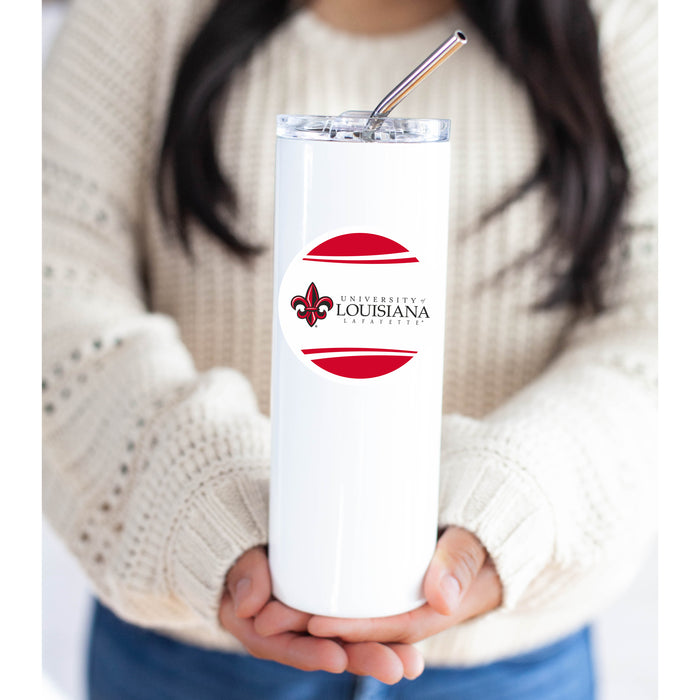 University of Louisiana at Lafayette Stainless Steel Skinny Tumbler 20 OZ