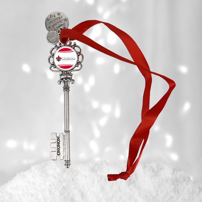 University of Louisiana at Lafayette Christmas Ornament Santa Magic Key
