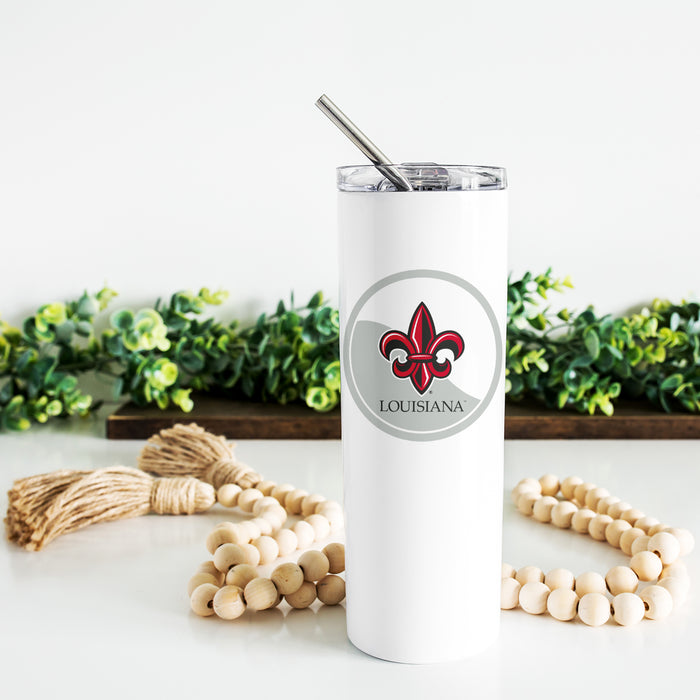 University of Louisiana at Lafayette Stainless Steel Skinny Tumbler 20 OZ