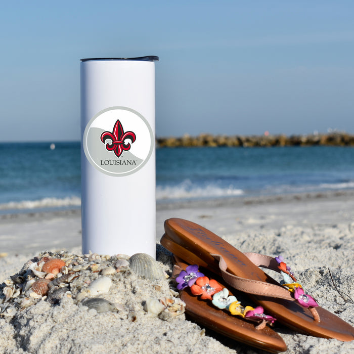University of Louisiana at Lafayette Stainless Steel Skinny Tumbler 20 OZ