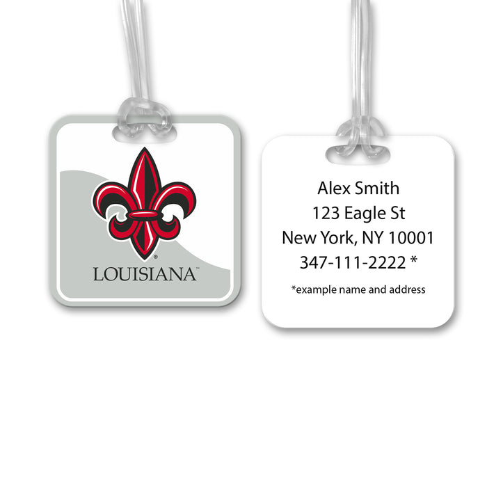 University of Louisiana at Lafayette Luggage Bag Tag (square)
