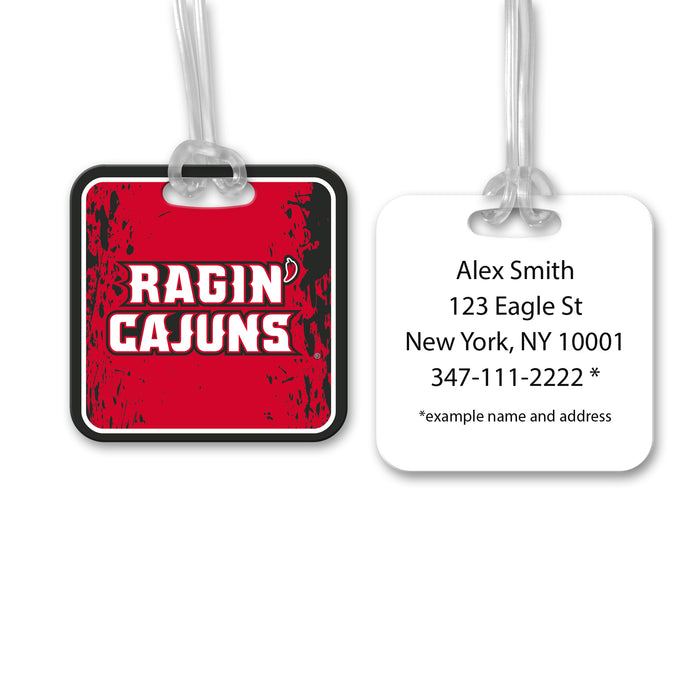 University of Louisiana at Lafayette Luggage Bag Tag (square)