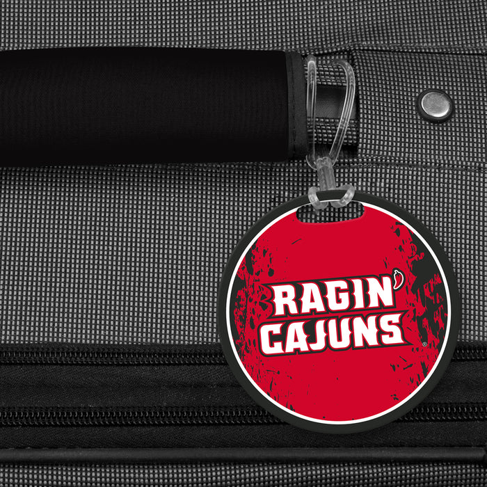 University of Louisiana at Lafayette Luggage Bag Tag (round)